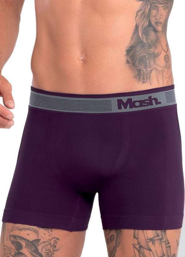 Mash - Cueca Boxer Mash 710.01 Rx03-Roxo
