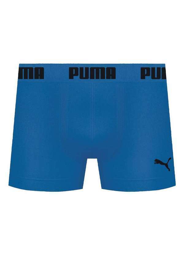 Puma - Cueca Boxer Puma 14100-001 181-Azul-Índigo