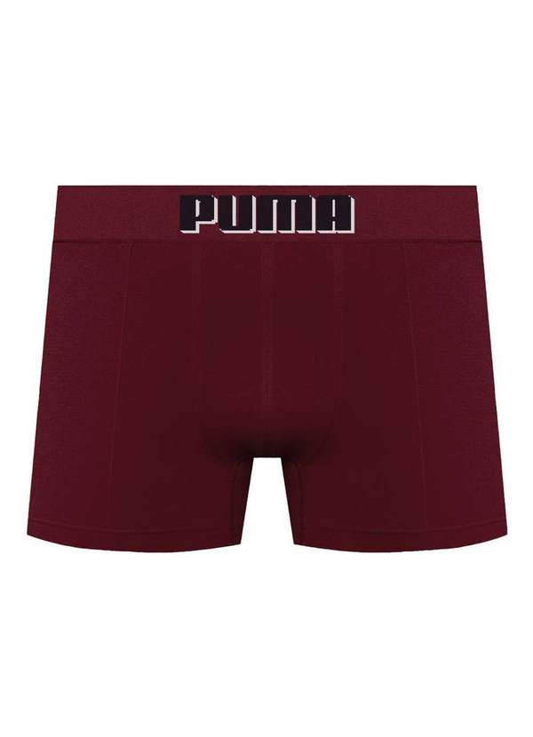 Puma - Cueca Boxer Puma 14194-001 882-Bordo