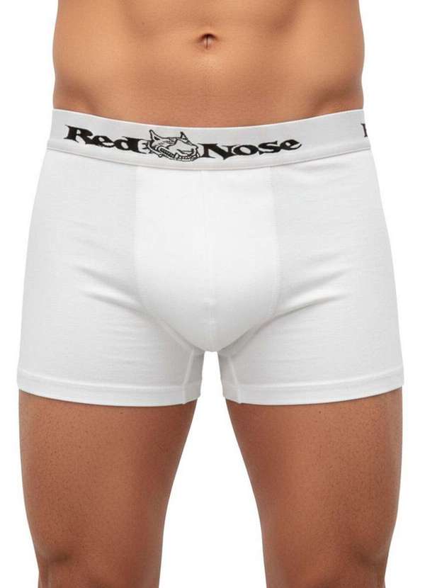 Red Nose - Cueca Boxer Red Nose 320 01-Branco