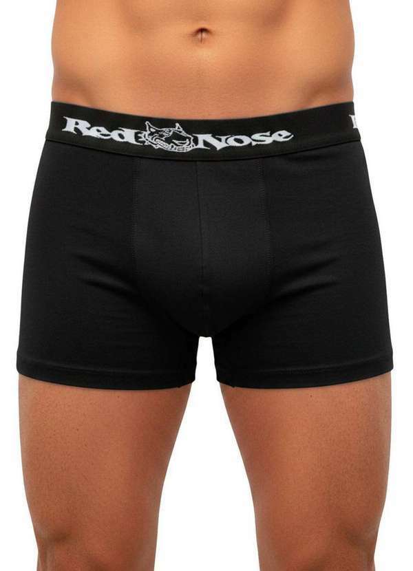 Red Nose - Cueca Boxer Red Nose 320 03-Preto