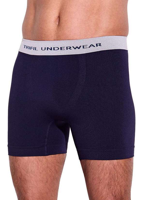 Trifil - Cueca Boxer Trifil 4254 0x01-Azul-Marinho