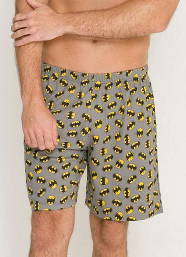 Warner Bros - Cueca Samba Canção Batman 33.39.0002 Cinza