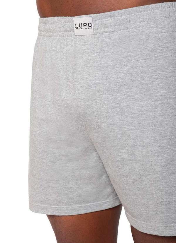 Lupo - Cueca Samba Canção Lupo 18611-001 8820-Chumbo-Mescla 3