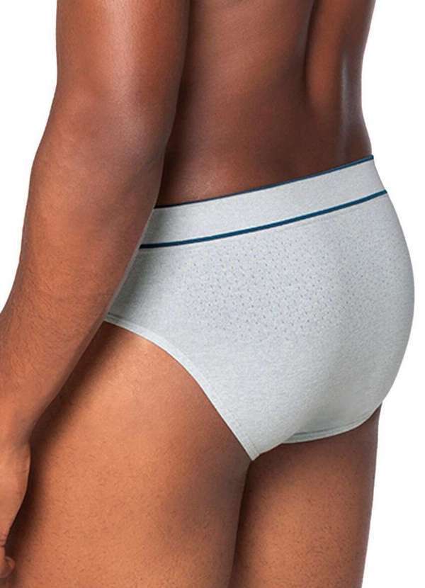 Lupo - Cueca Slip Lupo 18570-003 8230-Cinza 2