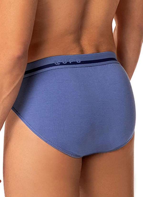 Lupo - Cueca Slip Lupo 412-003 2370-Azul 2