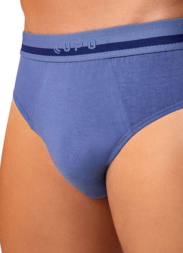 Lupo - Cueca Slip Lupo 412-003 2370-Azul 3
