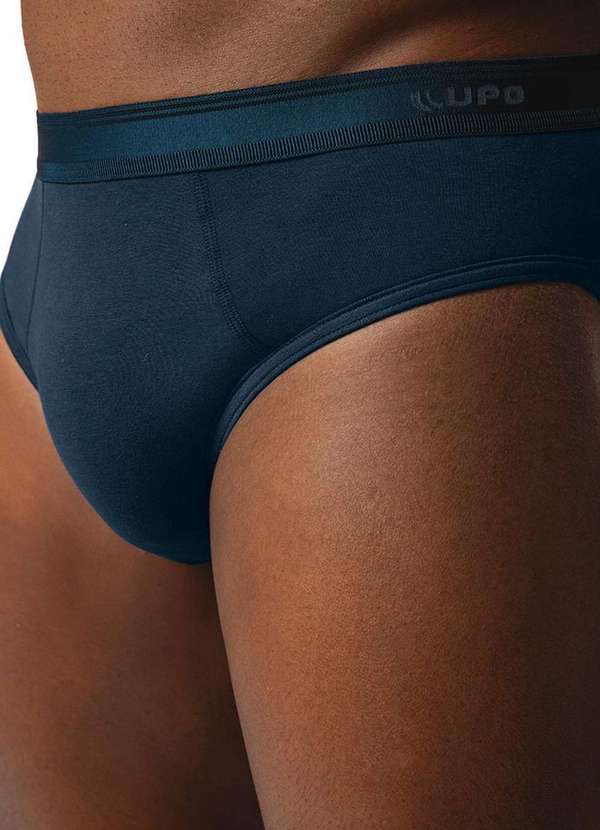 Lupo - Cueca Slip Lupo 485-003 2800-Marinho 3