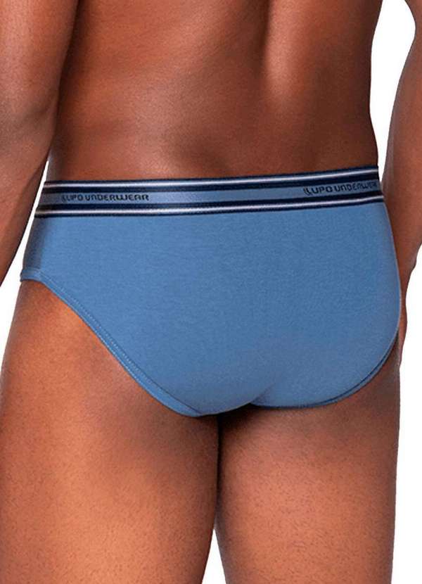 Lupo - Cueca Slip Lupo 524-003 2370-Azul 2