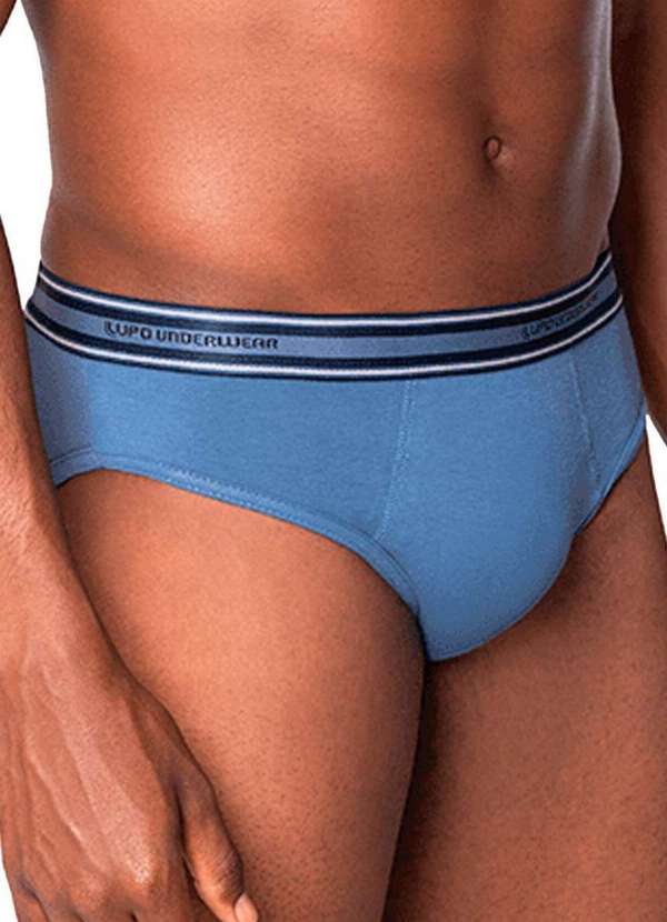 Lupo - Cueca Slip Lupo 524-003 2370-Azul 3