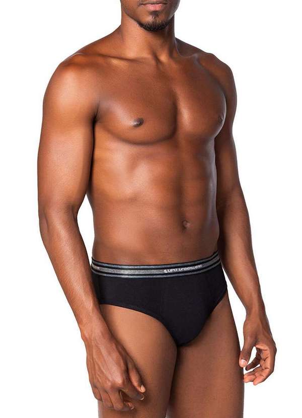 Lupo - Cueca Slip Lupo 524-003 9980-Preta 4