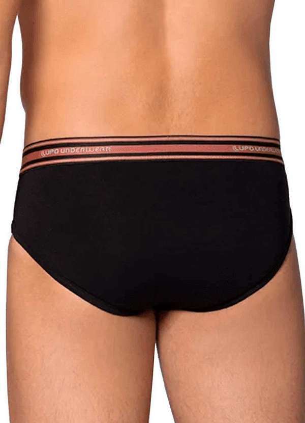 Lupo - Cueca Slip Lupo 524-003 9990-Preto 2