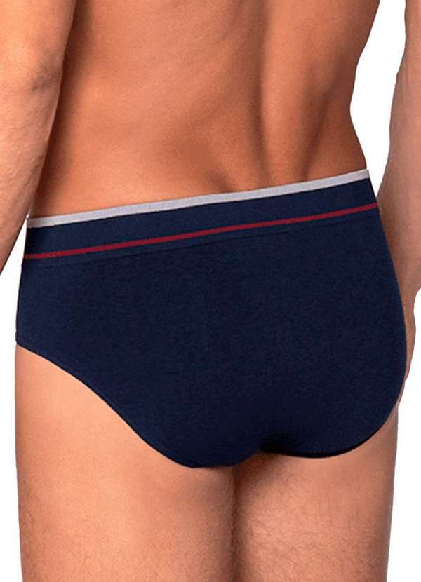 Lupo - Cueca Slip Lupo 624-003 2800-Marinho 2