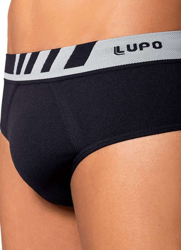 Lupo - Cueca Slip Lupo 691-002 999-Preto 4