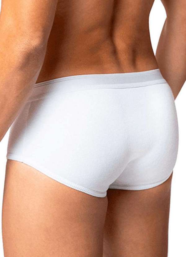 Lupo - Cueca Slip Lupo com Abertura 546-003 1110-Branco 2