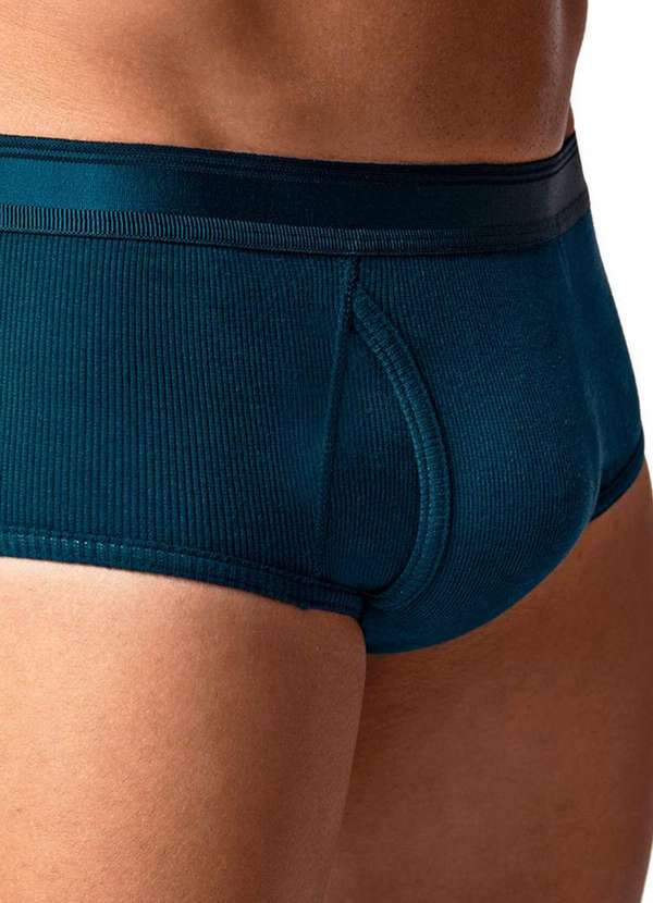 Lupo - Cueca Slip Lupo com Abertura 546-003 2800-Marinho 3