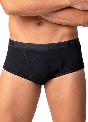 Cueca Slip Lupo com Abertura 546-003 - LUPO