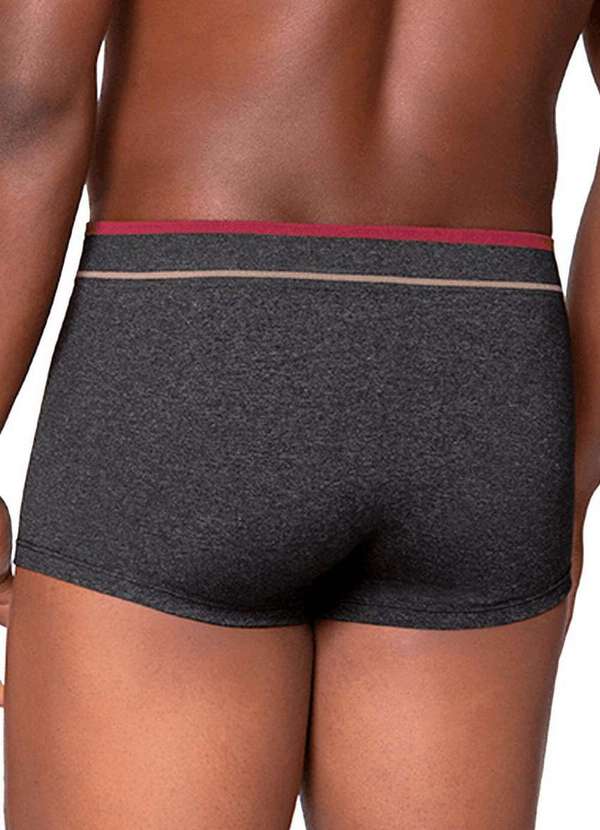 Lupo - Cueca Sunga Lupo 526-001 9760-Preto-Mescla 2