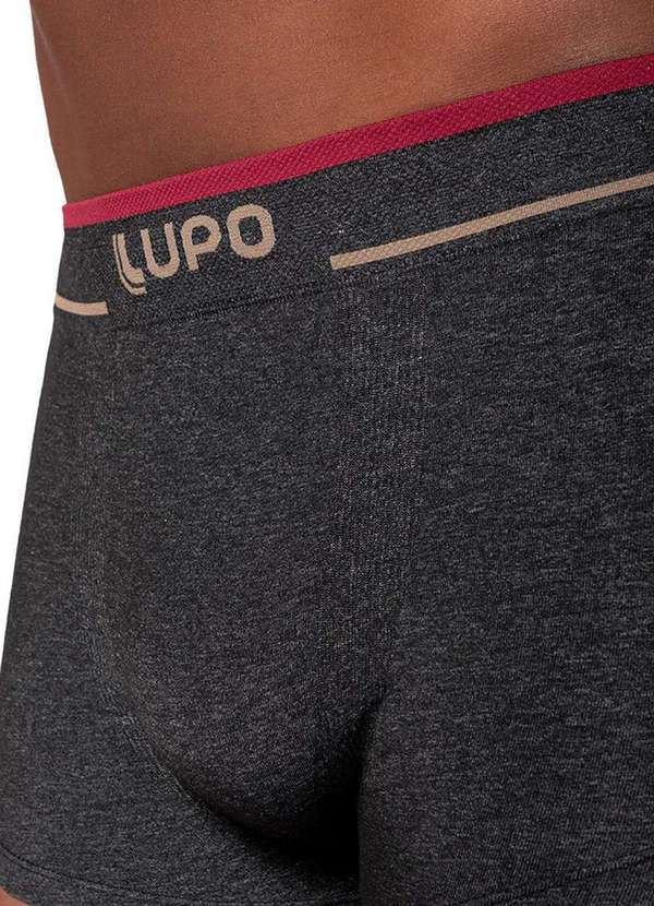 Lupo - Cueca Sunga Lupo 526-001 9760-Preto-Mescla 3