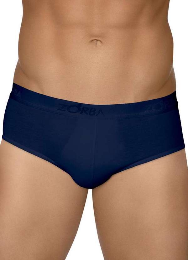 Zorba - Cueca Slip Modal Zorba 688 25-Marinho