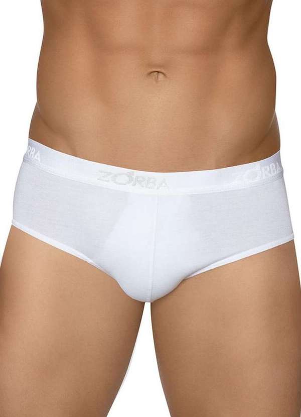 Zorba - Cueca Slip Modal Zorba 688 Branca
