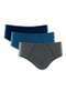 Mash - Kit/3 Cueca Slip Mash 010.20 Cz06-Marinho-Azul-Chumbo - variação: cz06-marinho-azul-chumbo