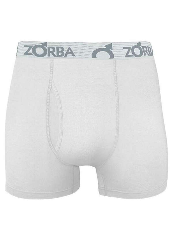 Zorba - Kit com 10 Cuecas Boxer com Abertura Zorba 848 Preto-Branco 3