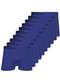 Lupo - Kit com 10 Cuecas Boxer Lupo 436-002 Azul-Nautico - variação: Azul-Nautico
