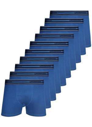 Kit com 10 Cuecas Boxer Lupo 523-003 - LUPO