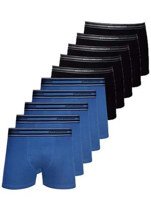 Kit com 10 Cuecas Boxer Lupo 523-003 - LUPO