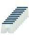 Lupo - Kit com 10 Cuecas Boxer Lupo 523-003 Marinho-Azul - variação: Branco