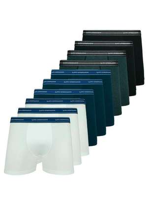 Kit com 10 Cuecas Boxer Lupo 523-088 - LUPO