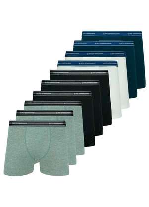 Kit com 10 Cuecas Boxer Lupo 523-088 - LUPO