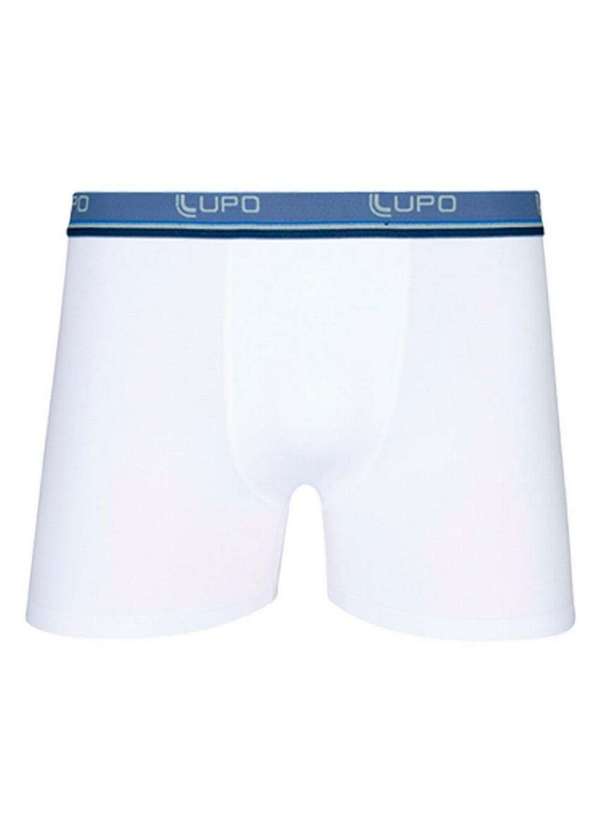 Lupo - Kit com 10 Cuecas Boxer Lupo 523-910 Branco-Preto 2