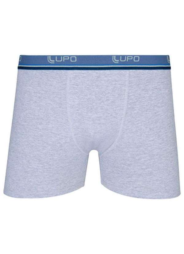 Lupo - Kit com 10 Cuecas Boxer Lupo 523-910 Preto-Branco-Cinza 4