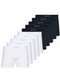 Lupo - Kit com 10 Cuecas Boxer Lupo 661-001 Preto-Branco-Grafite-Marinho - variação: Branco-Grafite