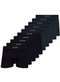 Lupo - Kit com 10 Cuecas Boxer Lupo 661-001 Preto-Branco-Grafite-Marinho - variação: Preto-Grafite