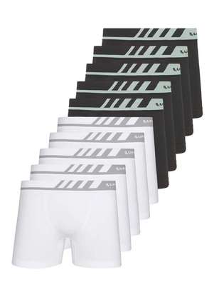 Kit com 10 Cuecas Boxer Lupo 671-002 - LUPO