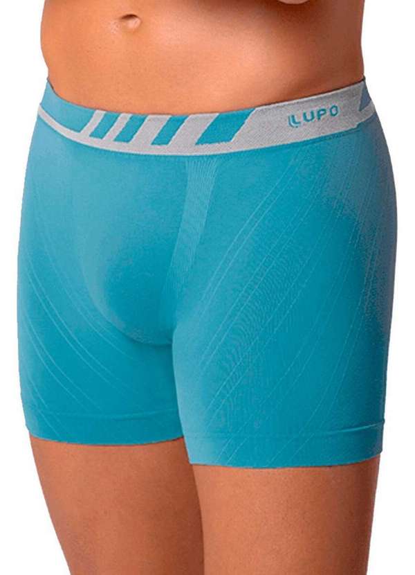 Lupo - Kit com 10 Cuecas Boxer Lupo 671-002 Marinho-Azul-Claro 4