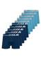 Lupo - Kit com 10 Cuecas Boxer Lupo 671-002 Azul - variação: Marinho-Azul-Claro