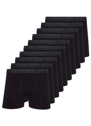 Kit com 10 Cuecas Boxer Lupo 784-017 - LUPO