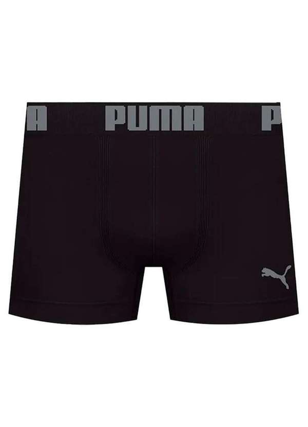 Puma - Kit com 10 Cuecas Boxer Puma 14100-001 Preto-Chumbo 2