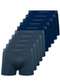 Selene - Kit com 10 Cuecas Boxer Selene 11070-002/003/440 Preto - variação: Chumbo-Marinho