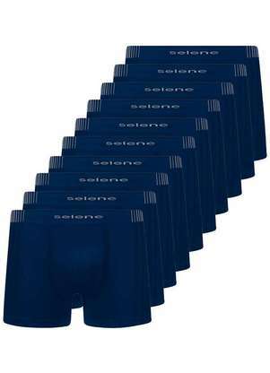 Kit com 10 Cuecas Boxer Selene 11070-002/003/440 - SELENE