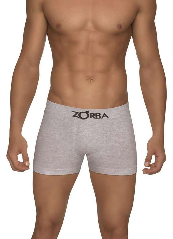 Zorba - Kit com 10 Cuecas Boxer Zorba 781 Mescla-Claro 2