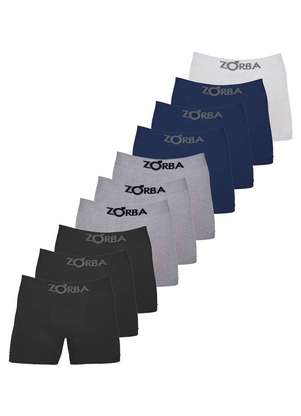 Kit com 10 Cuecas Boxer Zorba 781 - ZORBA