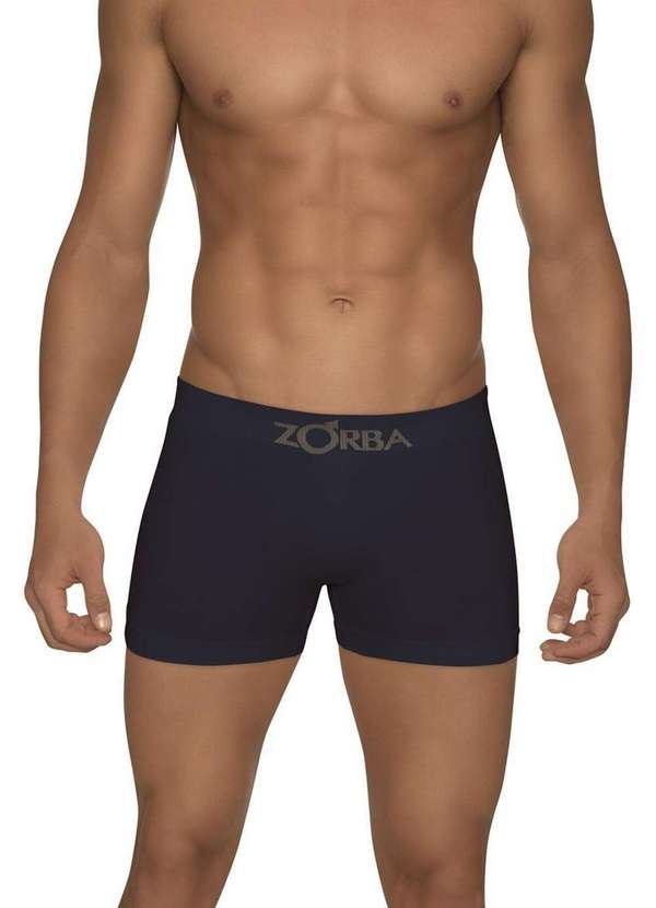 Zorba - Kit com 10 Cuecas Boxer Zorba 781 Preto-Mecla-Claro-Marinho-Branco 4