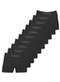 Zorba - Kit com 10 Cuecas Boxer Zorba 781 Preto-Mecla-Claro-Marinho-Branco - variação: Preto