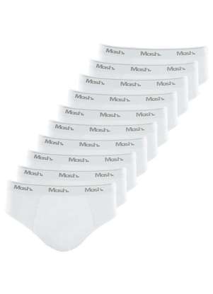 Kit com 10 Cuecas Slip Mash 073.58 - MASH