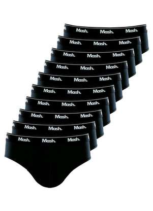 Kit com 10 Cuecas Slip Mash 073.58 - MASH